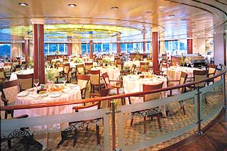 Restaurante principal a bordo del Silver Shadow